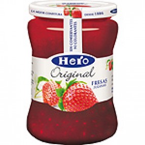 HERO confitura de fresas frasco 345 grs